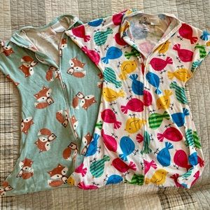 TWO Zipadee zip sleep sacks size SMALL